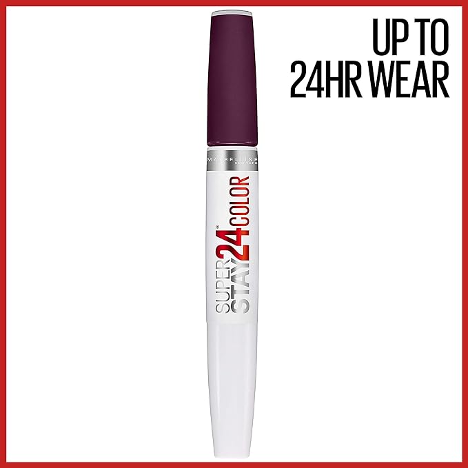 SÚPER ESTANCIA 24® MAYBELLINE Maquillaje labial liquido en 2 pasos