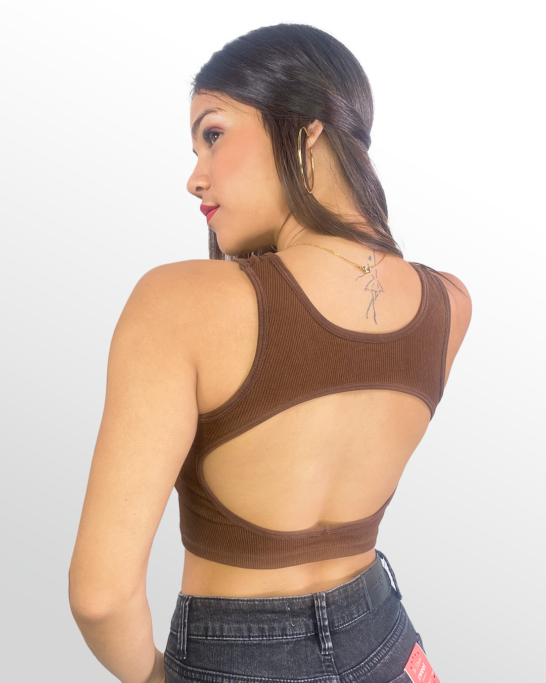 Crops tops con descote