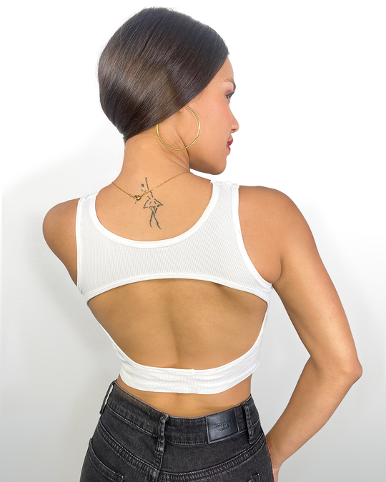 Crops tops con descote