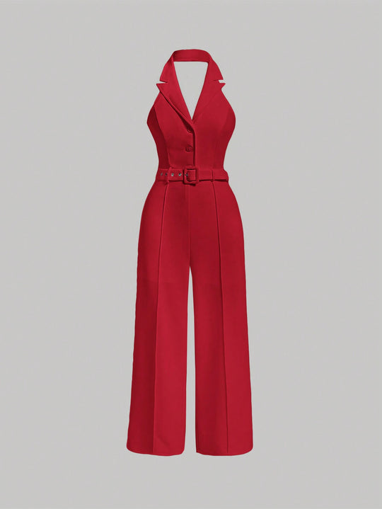 Enterizo elegante con descote