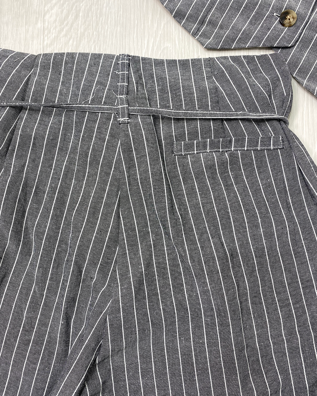 Conjunto Top Bandeau y Pantalón Palazzo