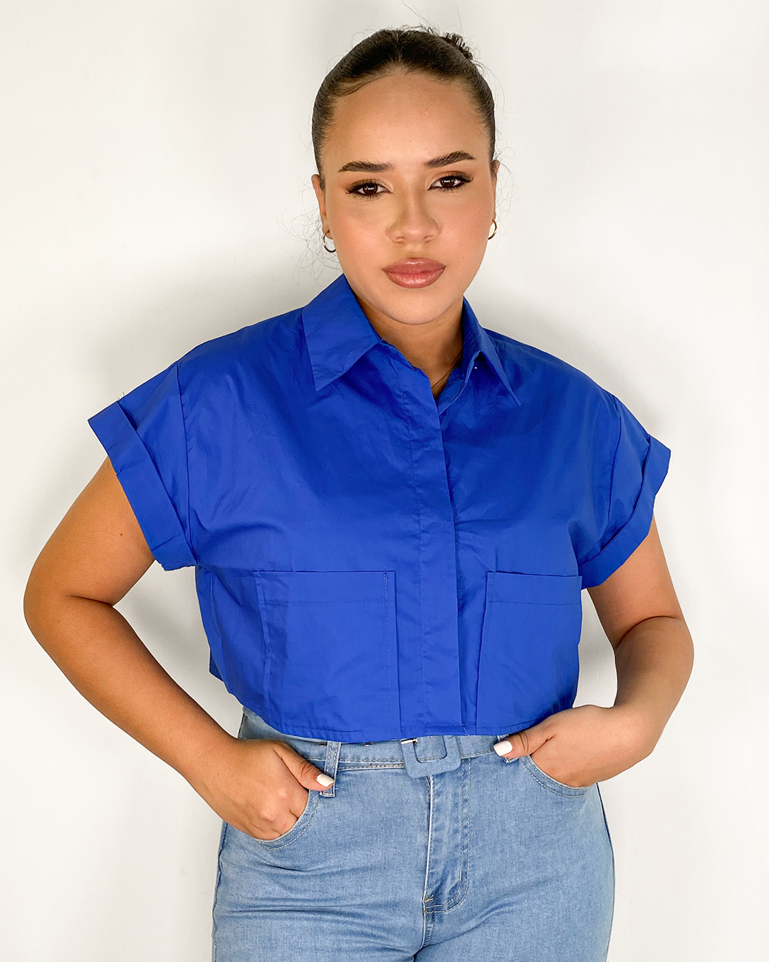 Cargo Camisas Damas Camisas Tipo Camisa Corta Tipo Cargo – ArmasStyle