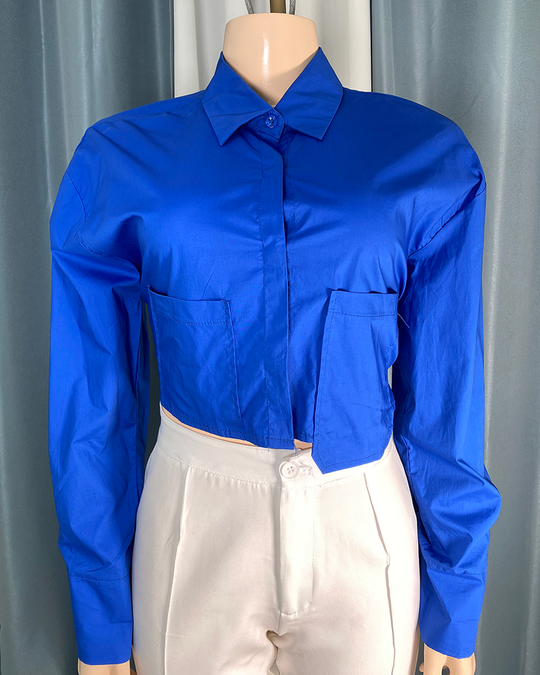 Camisa corta tipo cargo