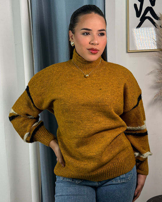 Sueter tejido holgado