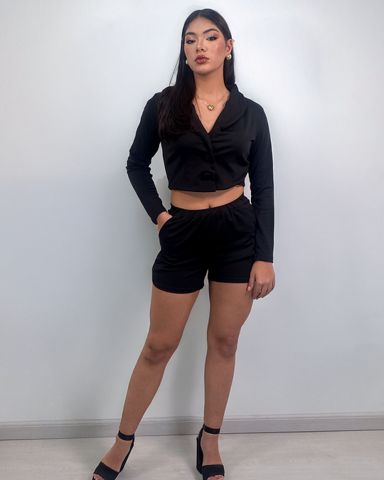 Conjunto de short y blazer