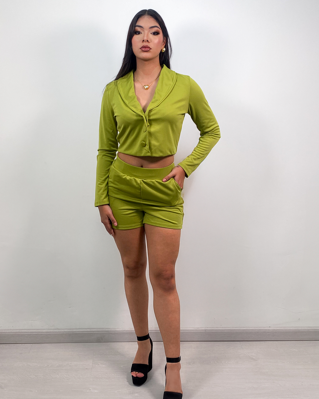 Conjunto de short y blazer