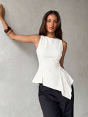 Blusa Único Corte asimétrico