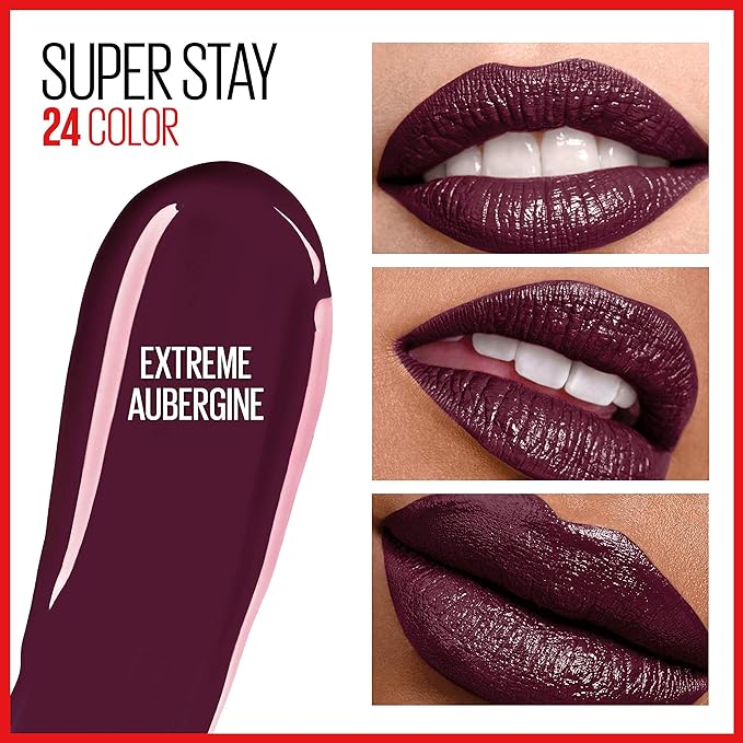 SÚPER ESTANCIA 24® MAYBELLINE Maquillaje labial liquido en 2 pasos