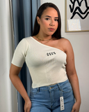 Blusa tejida de una manga