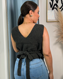 blusa tejido cruzada