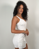 Enterizo estilo vestido con cinturon