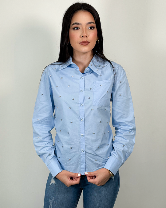 Camisa con brillos
