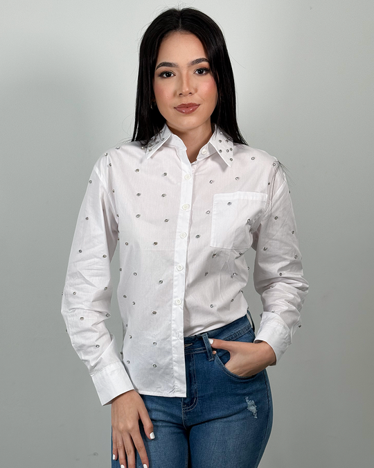Camisa con brillos