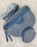 Cartera de pecho brillante