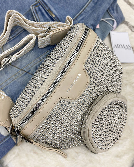 Cartera de pecho brillante