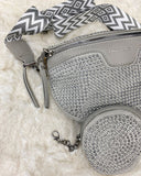 Cartera de pecho brillante