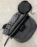 Cartera de pecho brillante