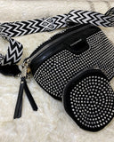 Cartera de pecho brillante