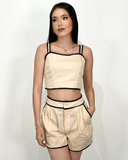 Conjunto corto unicolor