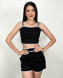 Conjunto corto unicolor