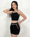 Conjunto corto unicolor