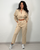 Conjunto deportivo de lino