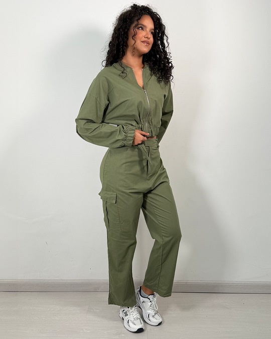 Conjunto deportivo de lino