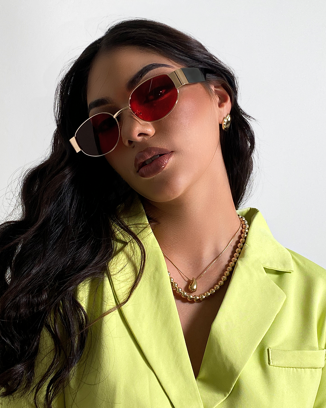 Gafas de sol Vintage ovaladas