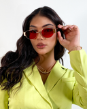 Gafas de sol Vintage ovaladas