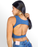 Crops tops con descote