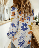 Camisa manga larga con estampado floral