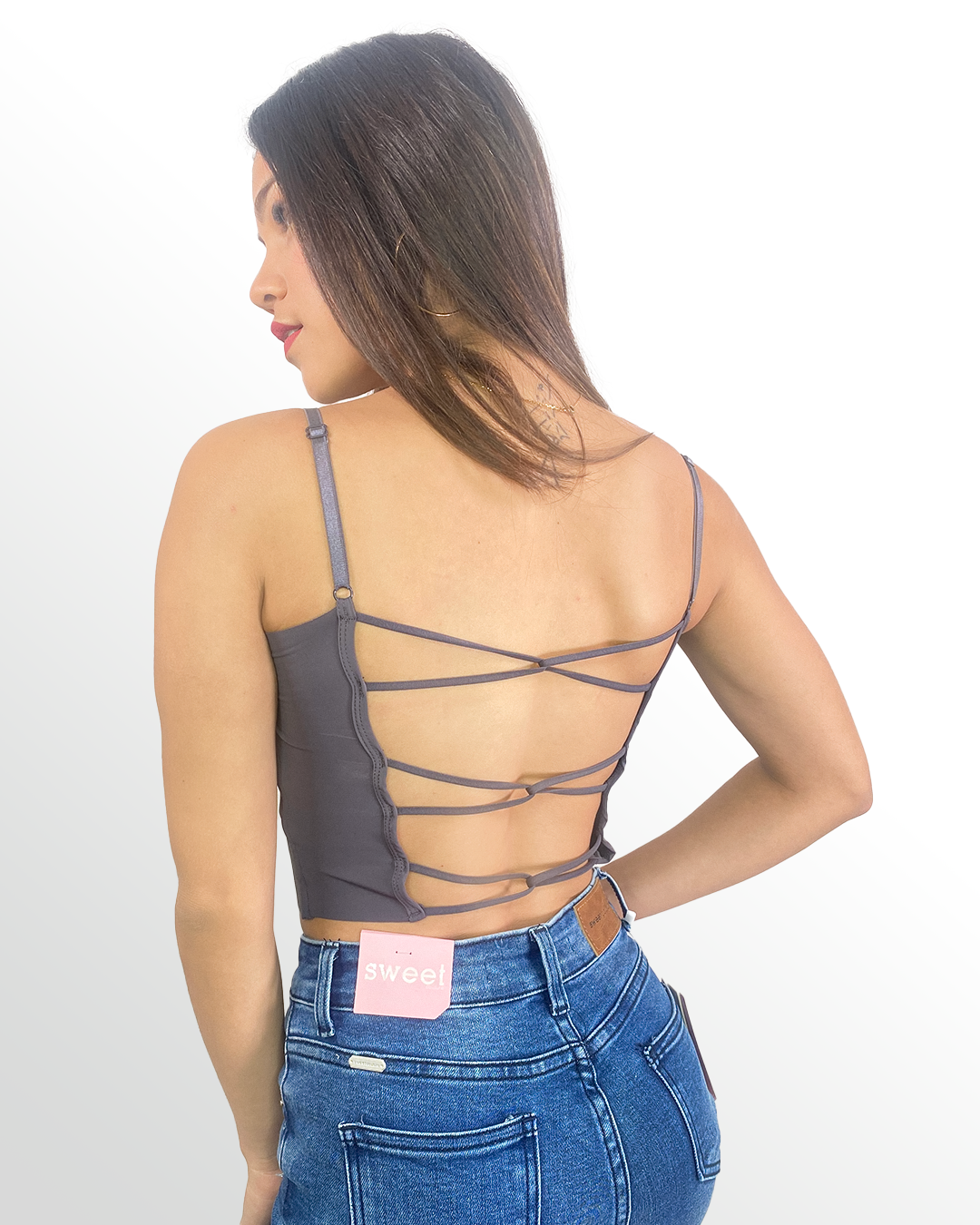 Crop tops con descote