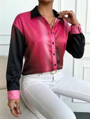 Camisa manga larga estampada