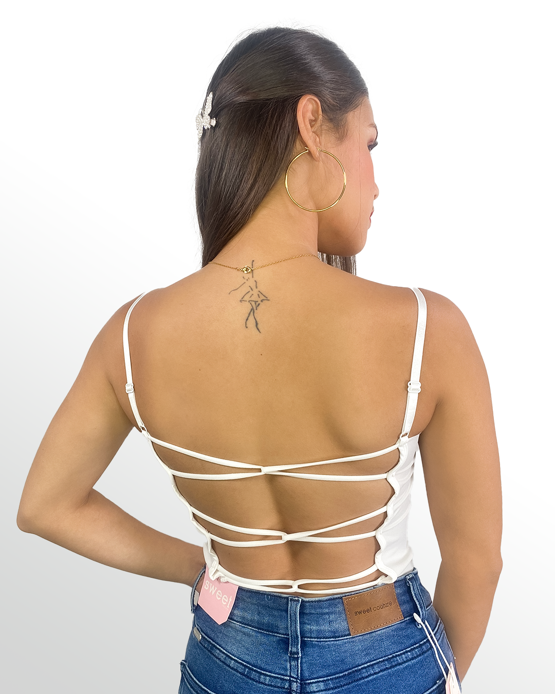 Crop tops con descote