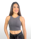 Crop tops with neckline