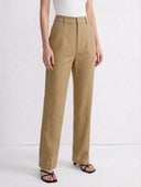 Pantalon unicolor de vestir