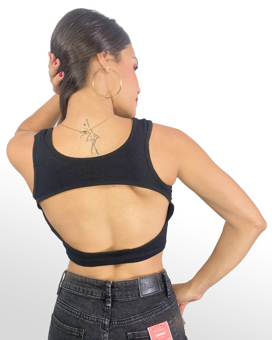 Crops tops con descote