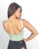 Crop tops con brillantes