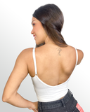 Crop tops con brillantes