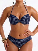 Conjunto 2 piezas bikini con lunares