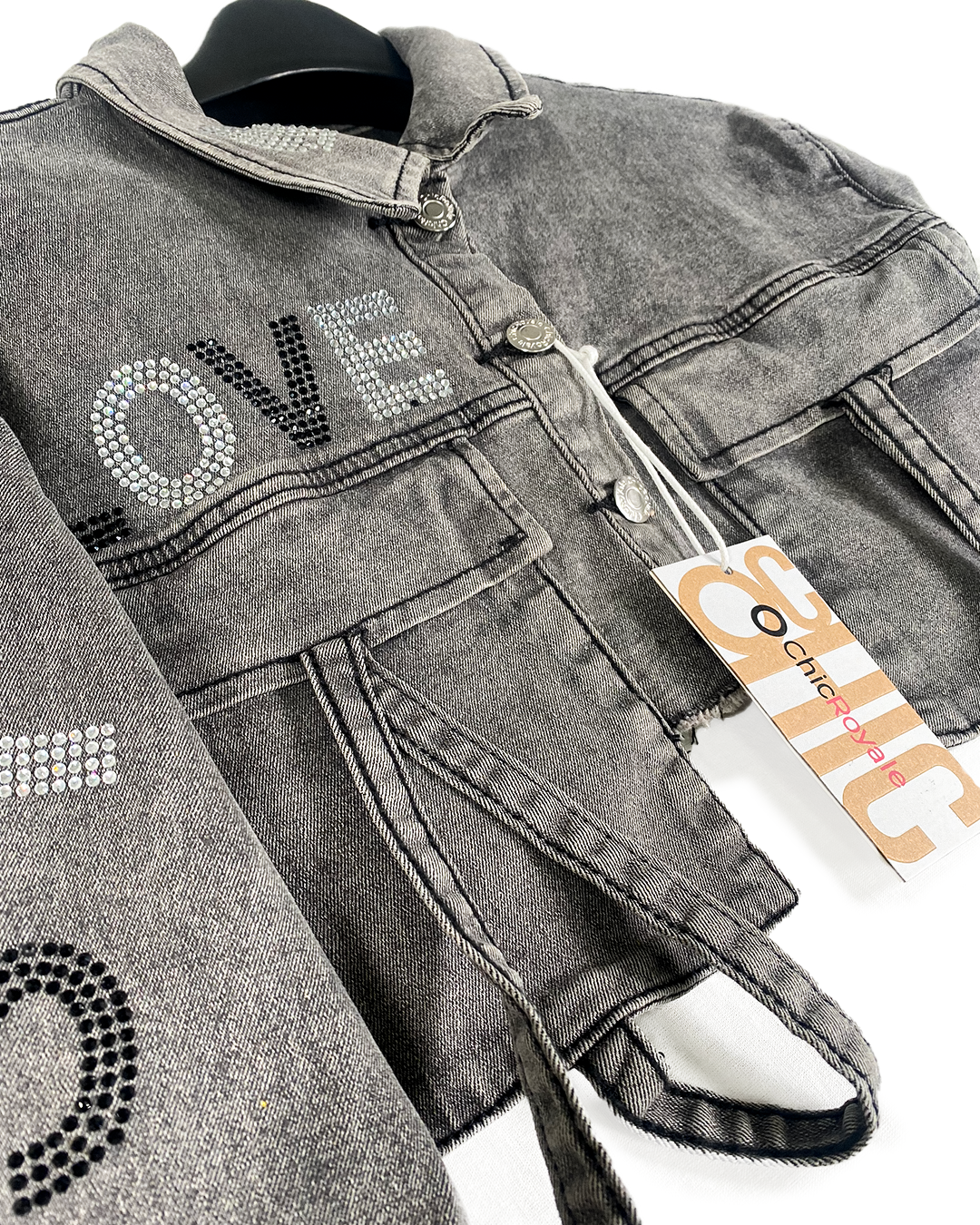 Chaqueta jeans corta