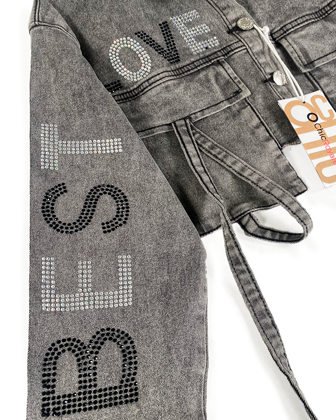 Chaqueta jeans corta