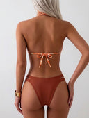 Traje de baño bikini estampado floreado