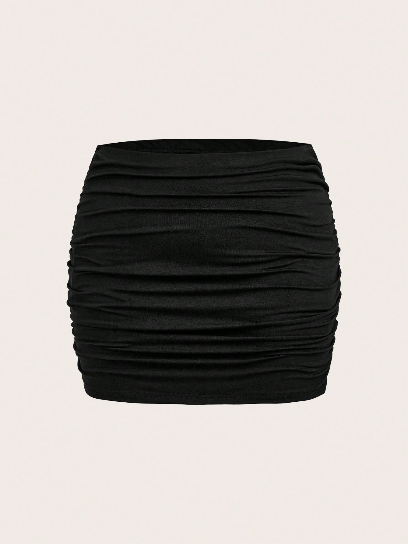 Mini falda ajustada de doble capa de malla transparente