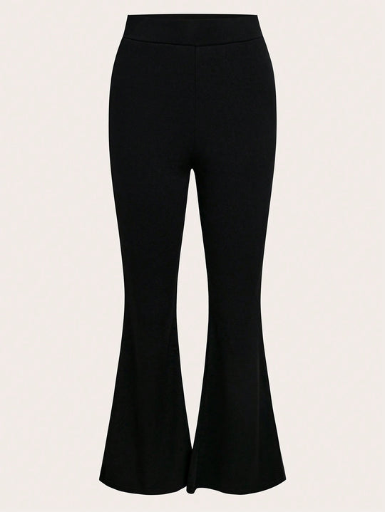 Mono acanalado bota ancha