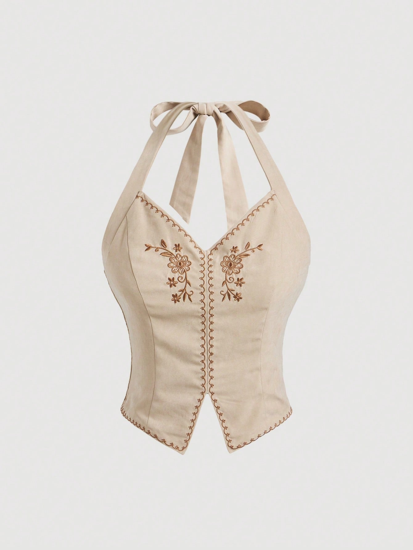 Tops con tirantes en el cuello