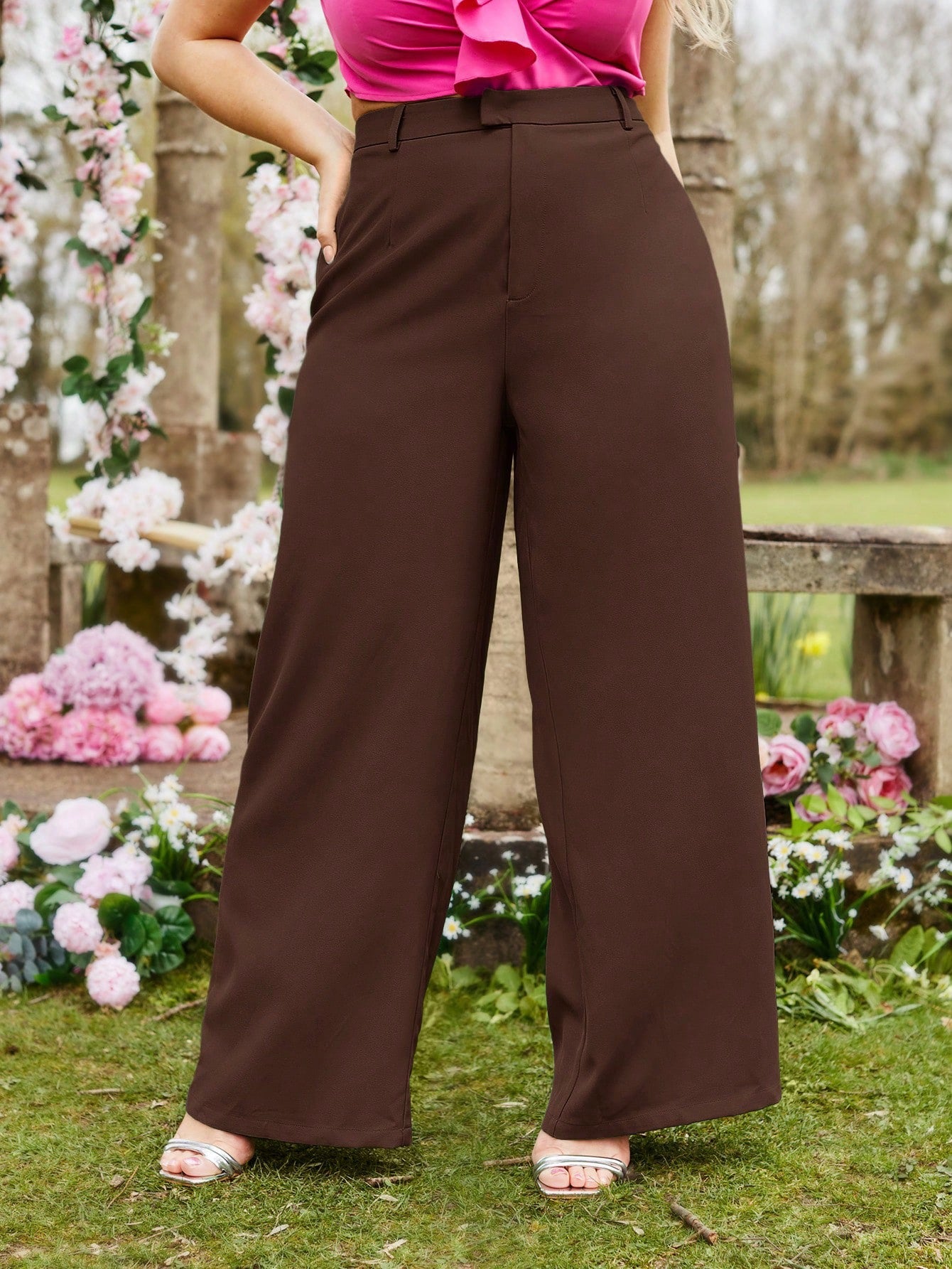 Pantalon de vestir talla grande