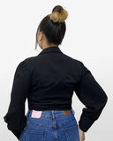 Camisa manga bombacha