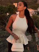 Blusa halter elegante