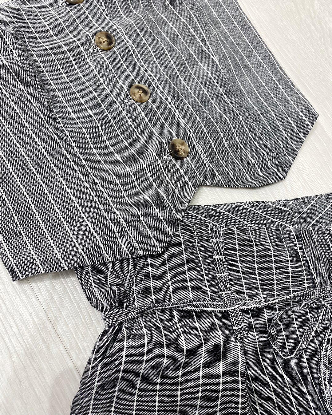 Conjunto Top Bandeau y Pantalón Palazzo